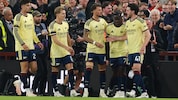 Der FC Arsenal feierte den 1:0-Sieg gegen Aston Villa.