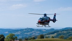 Auch der Polizeihubschrauber war im Einsatz. 
