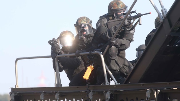 Auch das Einsatzkommando Cobra musste ausrücken