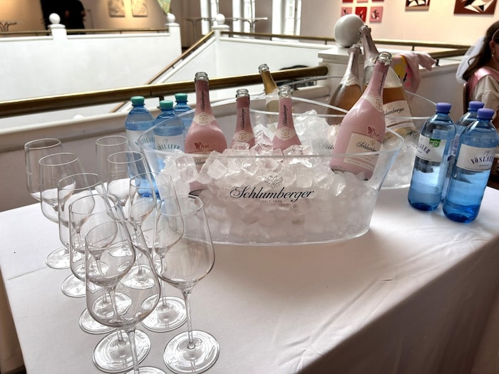 Zwischendurch blieb genug Zeit für ein Glas Rosé und eine kleine Malpause.
