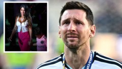 Auch Ehefrau Antonela hat emotional auf den Rücktritt von Lionel Messi aus dem argentinischen ...