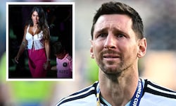Auch Ehefrau Antonela hat emotional auf den Rücktritt von Lionel Messi aus dem argentinischen ...