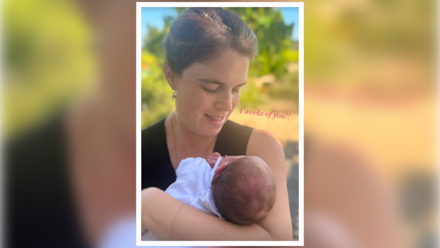 Prinzessin Eugenie zeigt neue Fotos von ihrer Tochter Adelaide.