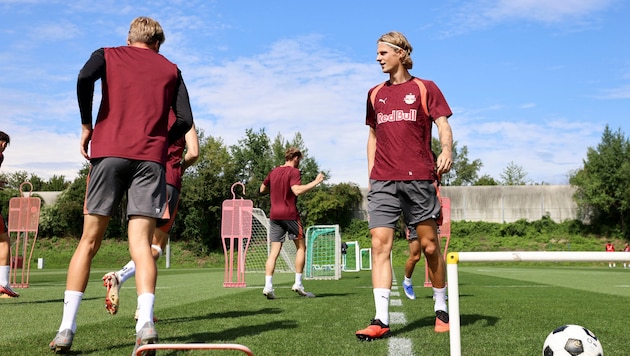 Maurits Kjaergaard (re.) verlässt die Bullen nach sieben Jahren.