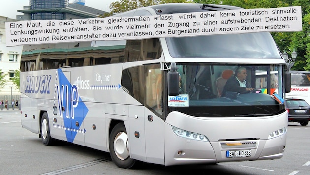 Deutsche Busunternehmer warnen in einem Schreiben: Die geplante Lkw-Maut könnte ...