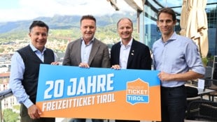 Feierten Jubiläum: Studienleiter Martin Schnitzer, Initiator Thomas Schroll, BM Johannes ...