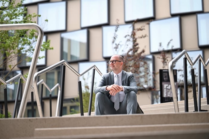Der Bürgermeister an einem seiner Lieblingsplätze: die Tabakfabrik