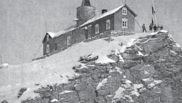 Die Forschungsstation im Jahr 1890