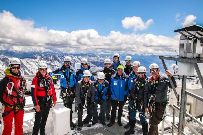 Das Team des Observatoriums. Verwaltet wird die Forschungsstation durch die GeoSphere Austria.