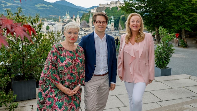Das derzeitige Direktorium: Karin Bergmann (li.) will nicht weitermachen. Lukas Crepaz bleibt ...