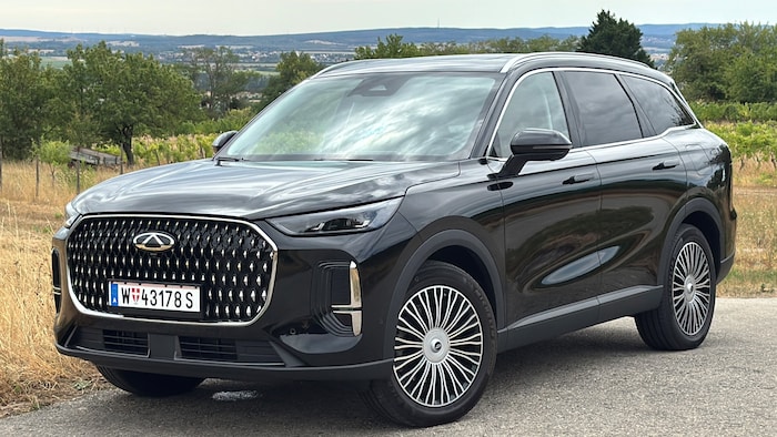Chery Tiggo 9: Viel Chrom an der selbstbewussten Front