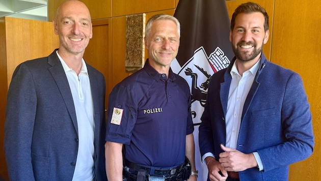 Neuer Kommandant für die Stadtpolizei BludenzStadtamtsdirektor Stefan Morscher, der neue ...