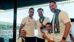 Sonntag war Nico Haberl mit Bruder Mario und dessen Söhnen Jonas (7) und Finn (5) auf Einladung ...