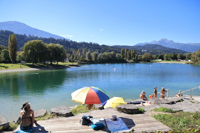 Auch am Baggersee ging es nicht immer so beschaulich zu.