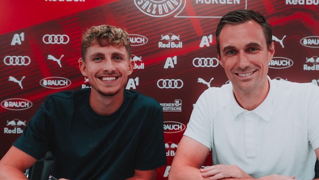 Jesper Lindström trägt ab sofort das Trikot von Red Bull Salzburg.