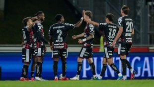 Der LASK jubelte über den fünften Sieg im fünften Spiel.