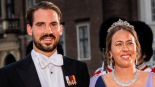 Ein Bild von Prinz Philippos und seiner Frau Nina Flohr aus dem Jahr 2022.