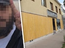 Als Mirsad A. sich bei der Brandruine des vormaligen Balkan-Grillhauses blicken ließ, zögerte ...