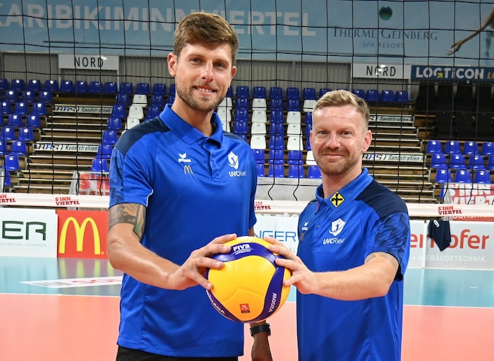 Prietzel (r.) mit Ex-Kapitän Tomek Rutecki, der nun als Co-Trainer fungiert.