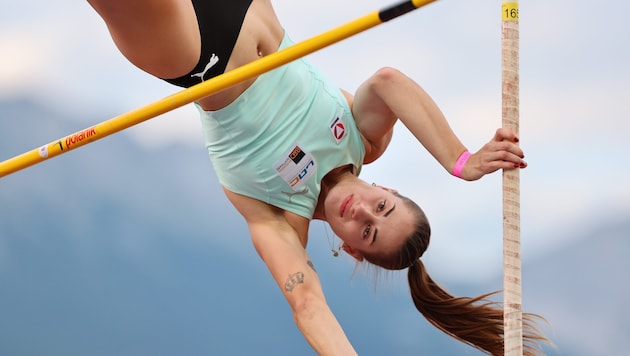 Ist 2026 nach schweren Jahren stark zurück: Stabhochspringerin Lisa Gruber (21)