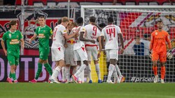 Die Salzburger Jubeltraube – für den SK Rapid hat’s heute nichts zu holen gegeben …
