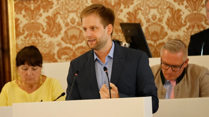 Der KPÖ-Landtagsabgeordnete Alexander Melinz
