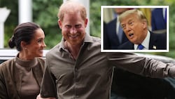 Prinz Harry und Herzogin Meghan sind wieder nach Großbritannien zurückgezogen. US-Präsident ...