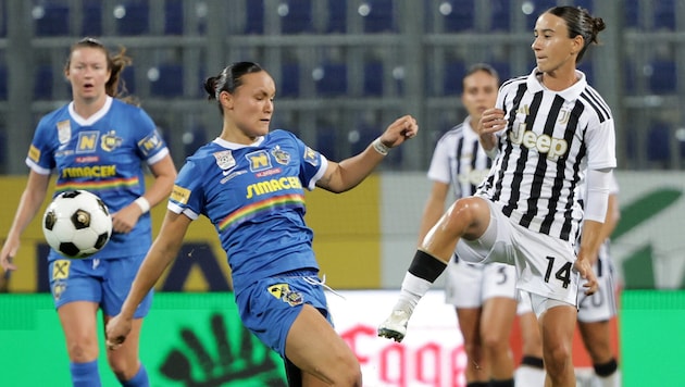 Am Ende hat’s für die SKN-Frauen nicht gereicht gegen Juventus …