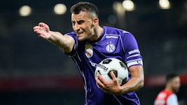 Austria Wiens Kapitän Manfred Fischer sprach nach dem 0:1 gegen die WSG Tirol und vor dem ...