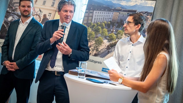 Die Tirol Kliniken wurden zum Sieger beim VCÖ-Mobilitätspreis gekürt.