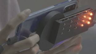 Prototyp des SweepLED-Aufsatzes