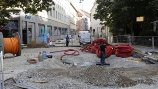 Der Mord ereignete sich im Bereich des Tummelplatzes in der Grazer Innenstadt, der derzeit eine ...