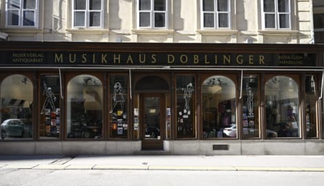 Kämpft ums Überleben: das traditionsreiche Musikhaus Doblinger in Wien
