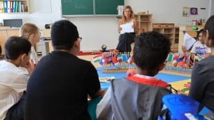 Die Kinder finden es cool, in kleinen Gruppen zu lernen.