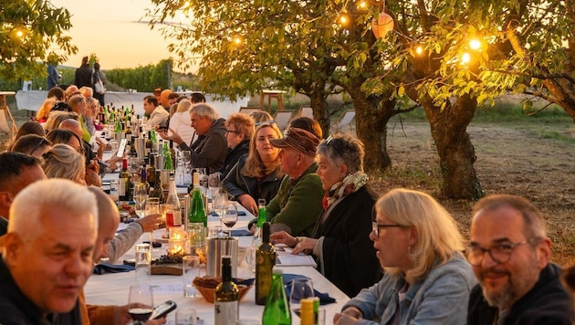 Genuss mitten in den Reben: Bei der fünften Winzertafel in Lutzmannsburg treffen edle Tropfen, ...