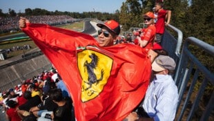 Die italienischen Motorsport-Fans lieben Ferrari