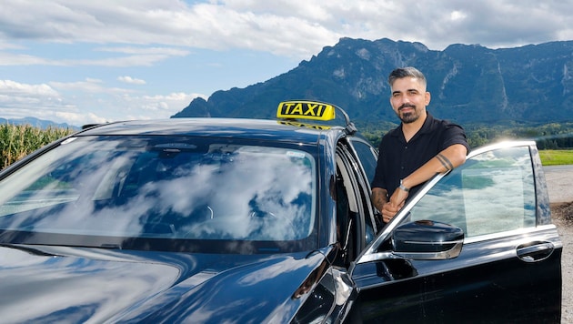 Caner „Jay“ Cinar ist mit seinem Unternehmen „CC – Limousine & Taxi Service“ selbstständig.