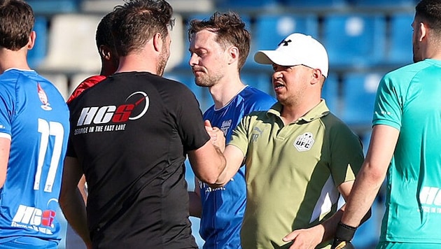 Stehen sich erstmals in der Nordliga gegenüber: Grödigs Deliu (li.) und Halleins Lessacher.