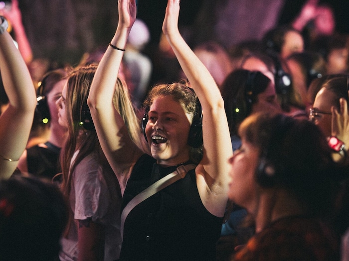 Bei der Grazer „Silent Disco“ war es alles andere als leise.