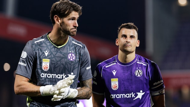 Austria-Duo Samuel Sahin-Radlinger (li.) und Kapitän Manfred Fischer
