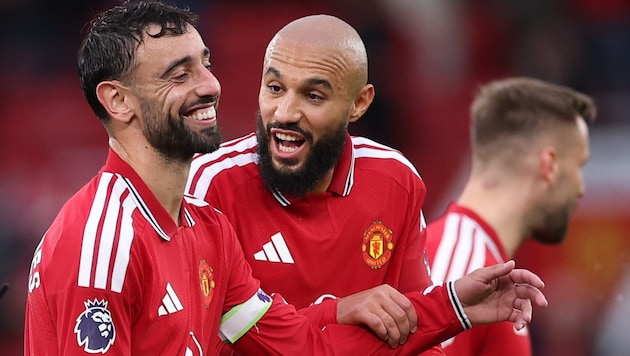 Kann Uniteds Bruno Fernandes (li.) heute wieder glänzen?