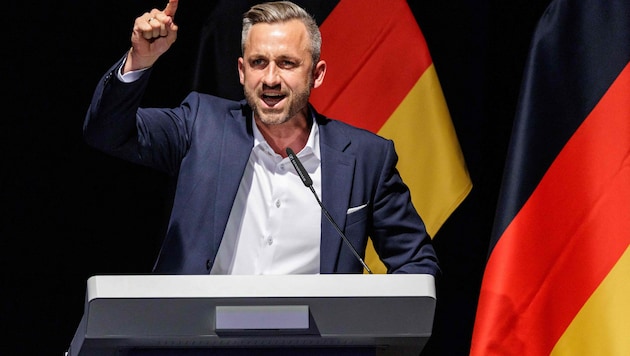 AfD-Spitzenkandidat Ulrich Siegmund blickt einer richtungsweisenden Wahl entgegen.