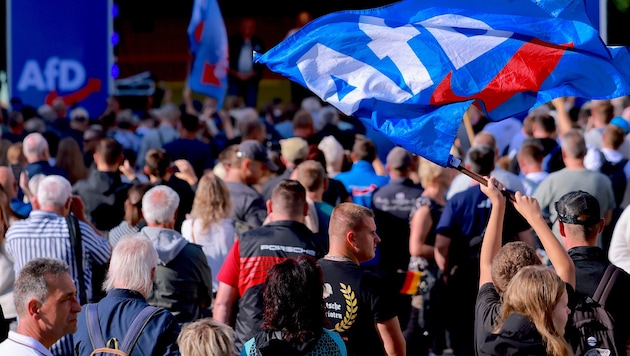 AfD campaign rally in Saxony-Anhalt: For the first time since 1945, a far-right party could come ...