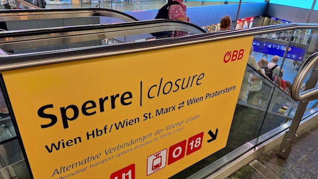 Eines ist fix: Die Sperre der ÖBB S-Bahn-Stammstrecke wird das Wiener Verkehrsnetz an seine ...