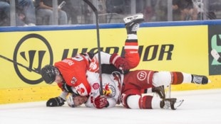 Musste einstecken: Salzburgs Verteidiger Wyatt Kalynuk.