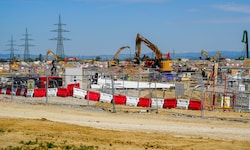 Der Bau der ersten Ausbaustufe in Kronstorf schreitet zügig voran.