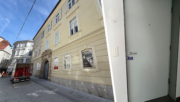 In diesem Haus in der Grazer Innenstadt, in dem es sowohl Büros als auch Wohnungen gibt, wurde ...