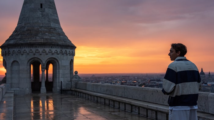 Mondo Duplantis auf der Fischerbastei in Budapest