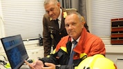 KI-Beauftragter Gottfried Schuller (re.) mit Kommandant Andreas Steinberger.