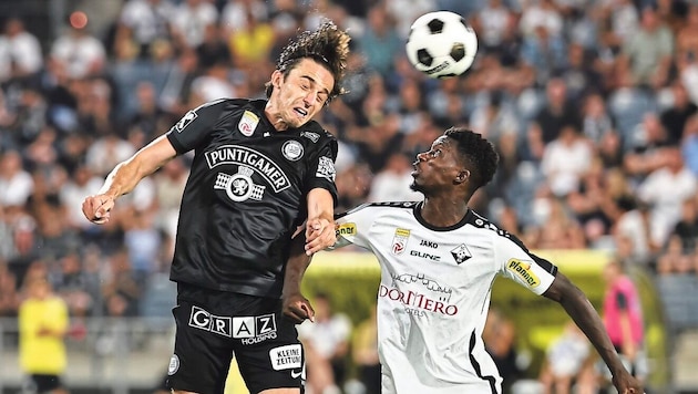 Sturms Abwehrchef Albert Vallci verpasst das Steirer-Derby gegen Voitsberg.